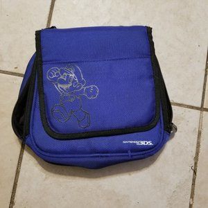 Nintendo DS 3DS case holder blue super mario